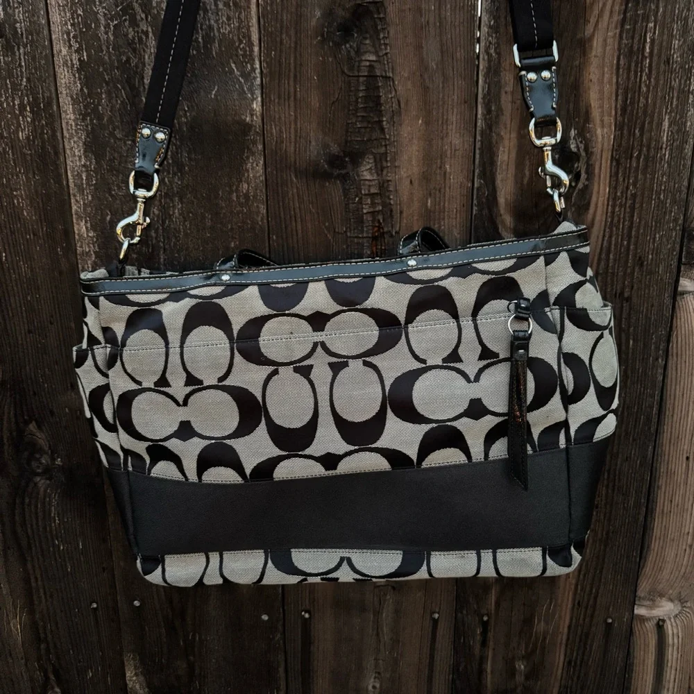 Coach Signature Extra Large Diaper Bag